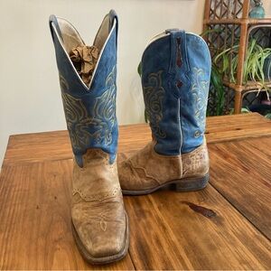 JB Dillon Windmark JBR2004 Mens 11 EE (Wide) Square Toe Leather Cowboy Boots